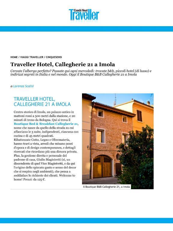 Callegherie 21 Boutique B&B Имола Екстериор снимка